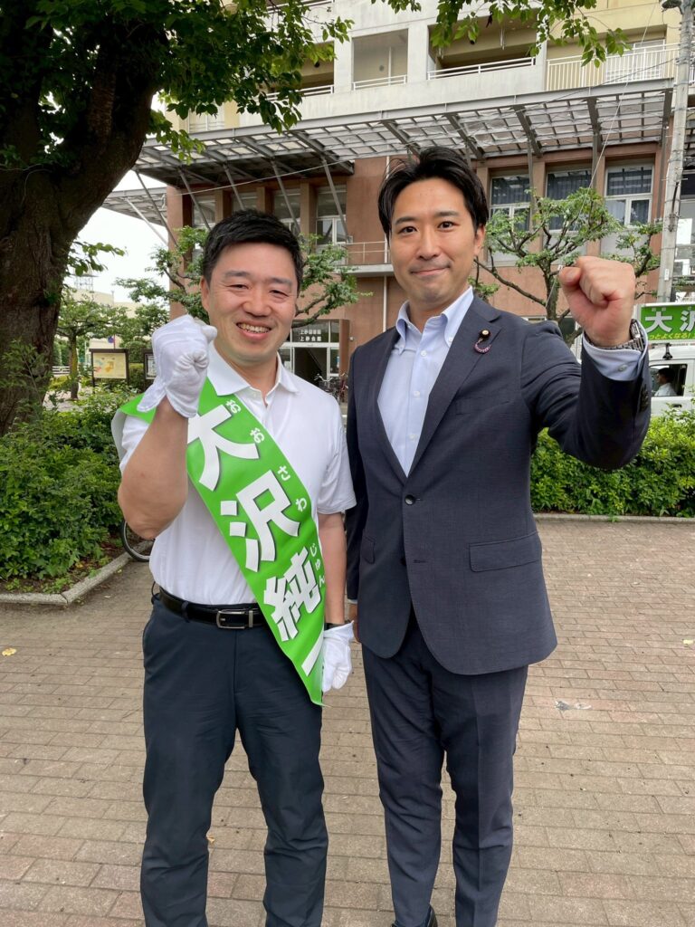 立川市議選告示。 公明党から6名の候補が出陣