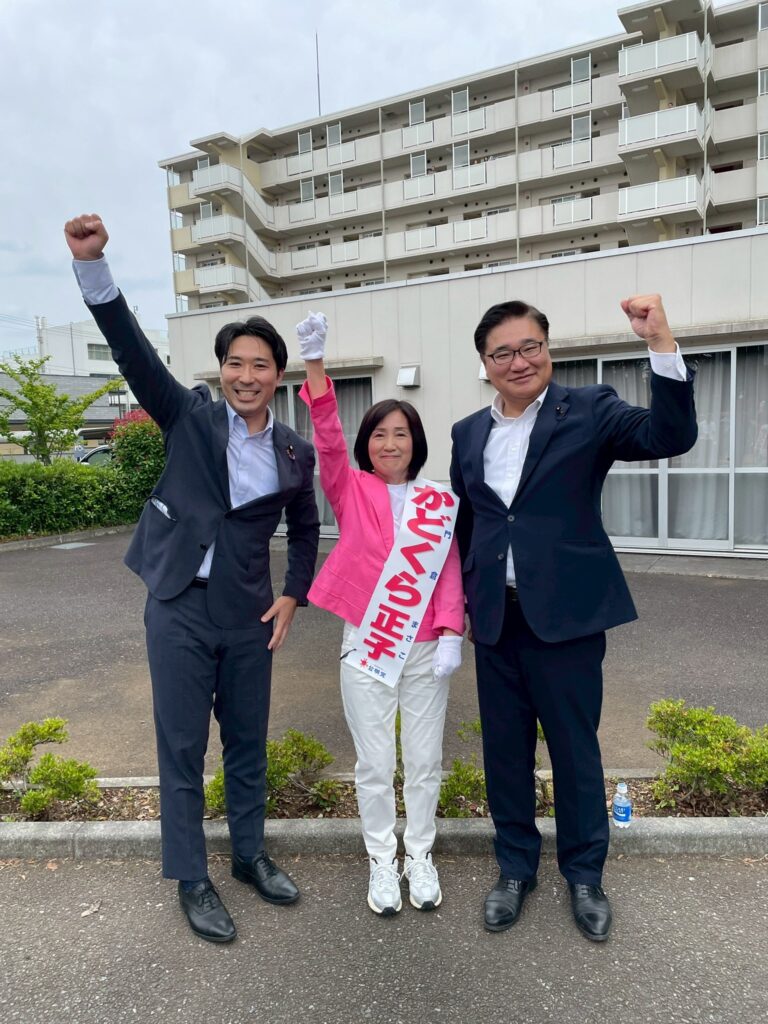 立川市議選告示。 公明党から6名の候補が出陣