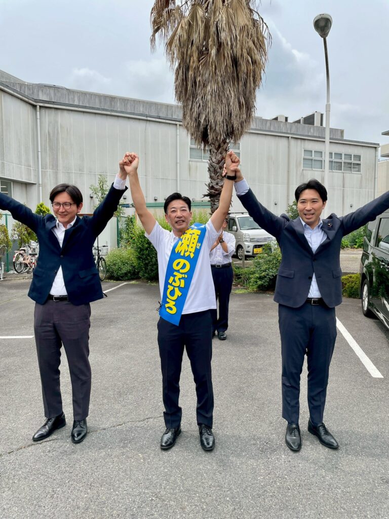 立川市議選告示。 公明党から6名の候補が出陣