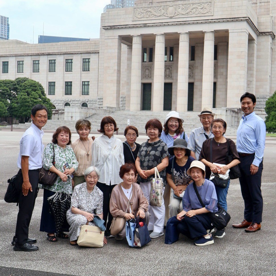 品川区から、支援者の方々が国会見学に見えられ、ご挨拶