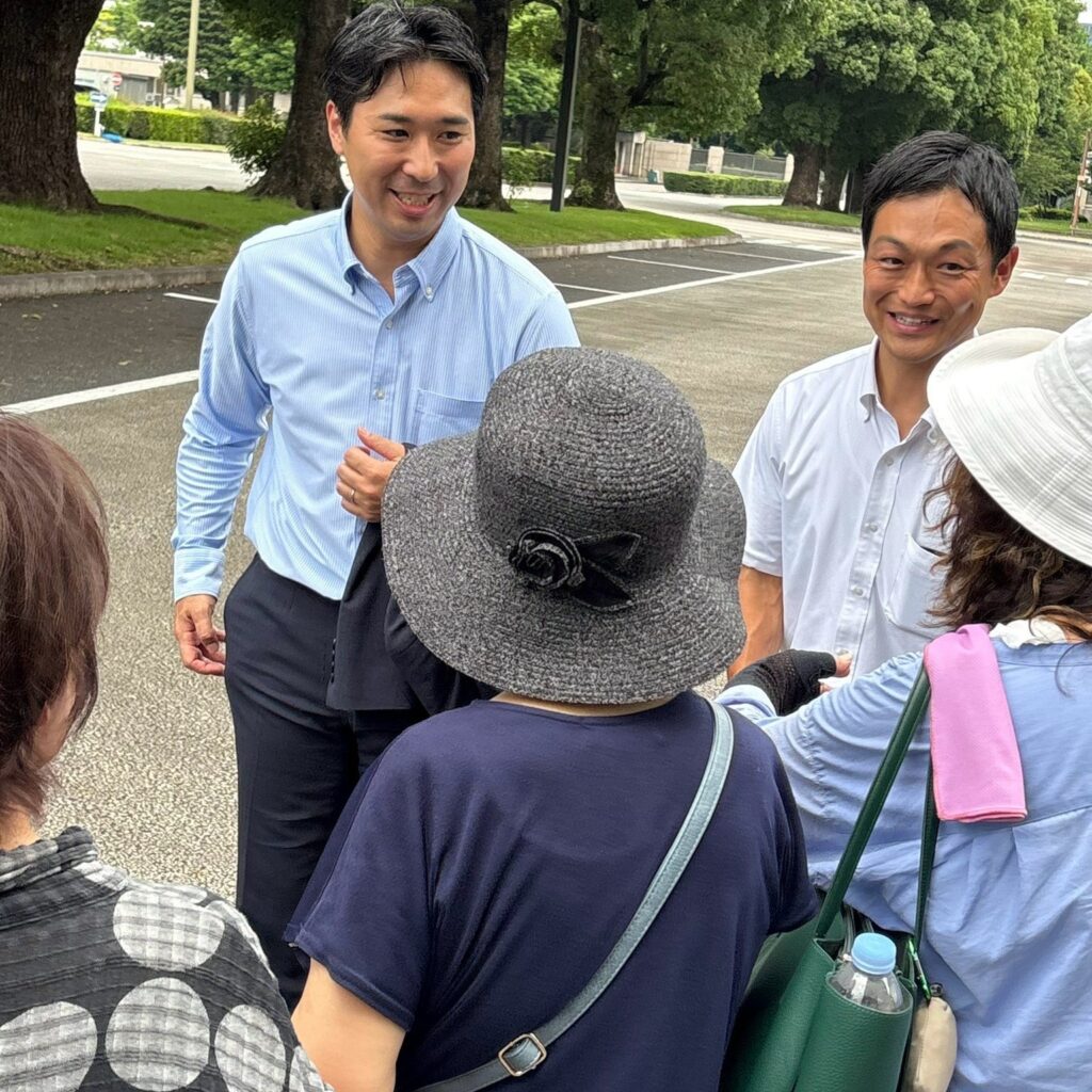品川区から、支援者の方々が国会見学に見えられ、ご挨拶