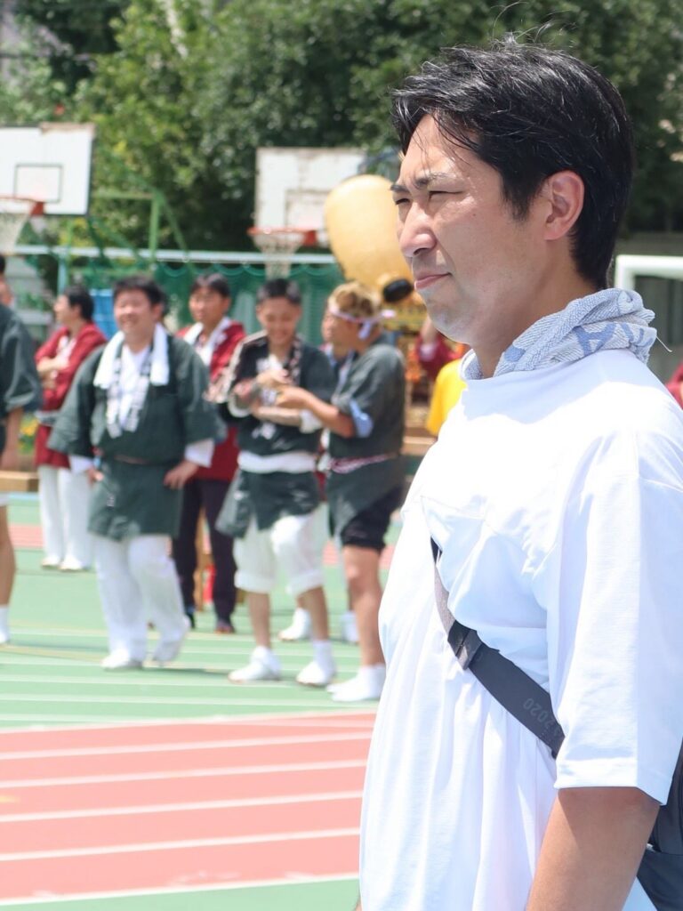 地元の盆踊り・夏祭りで地域の皆さんと交流