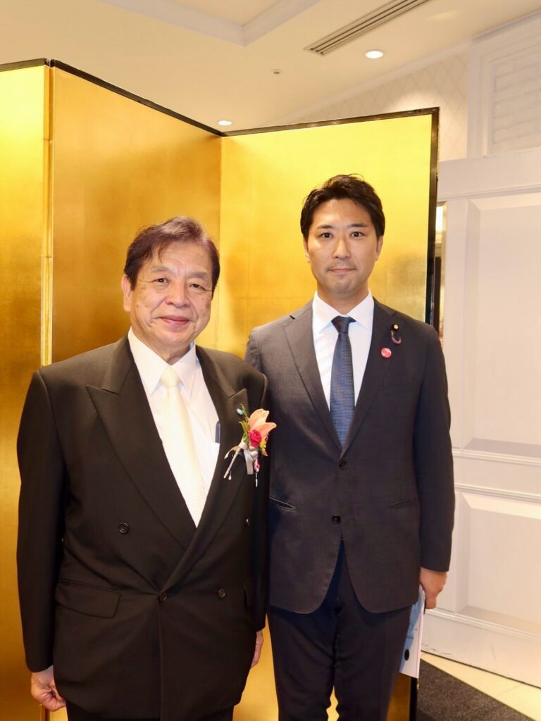 日本医療法人協会加納繁照先生 旭日中綬賞 御受賞を祝う会に出席