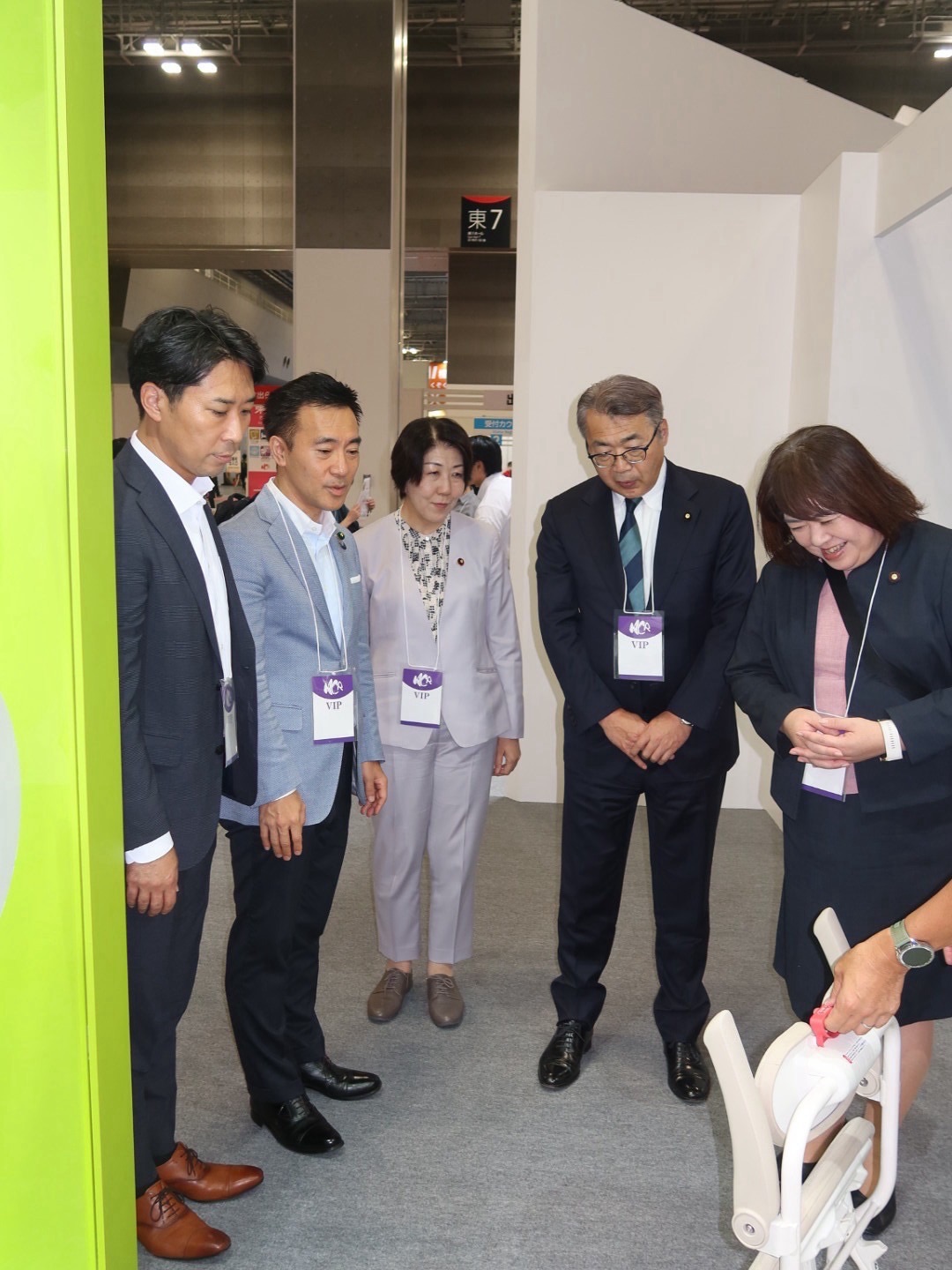 国際福祉機器展に、社会保障のあり方について先輩議員とも議論を深める機会となりました。
