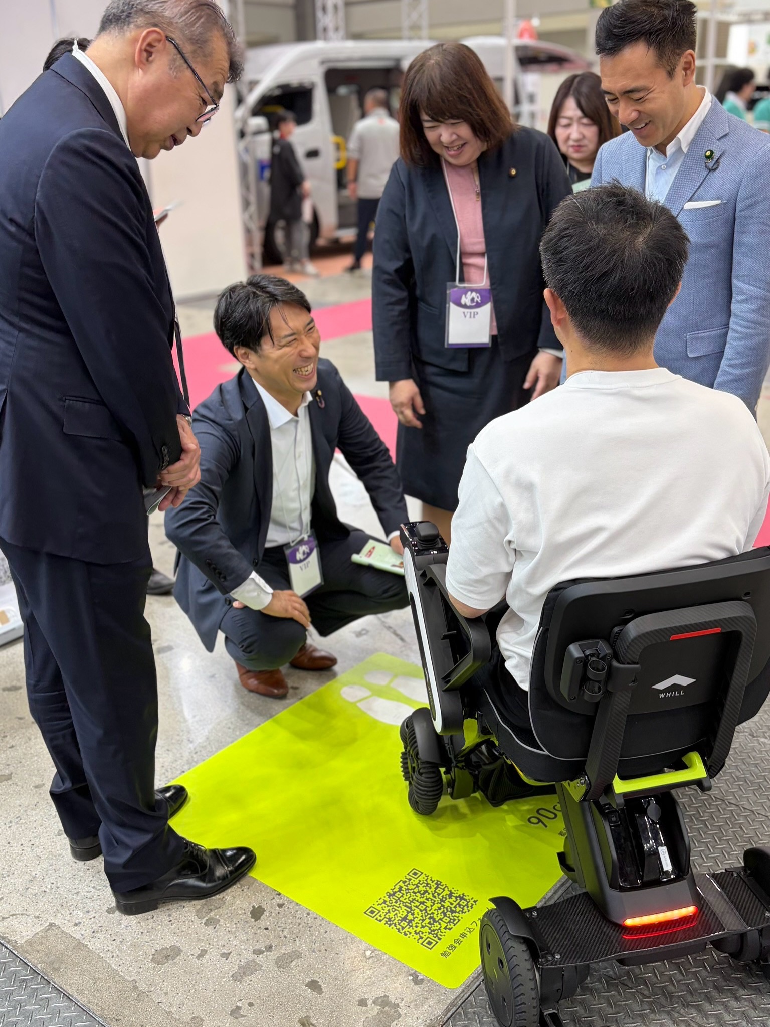 国際福祉機器展に、社会保障のあり方について先輩議員とも議論を深める機会となりました。