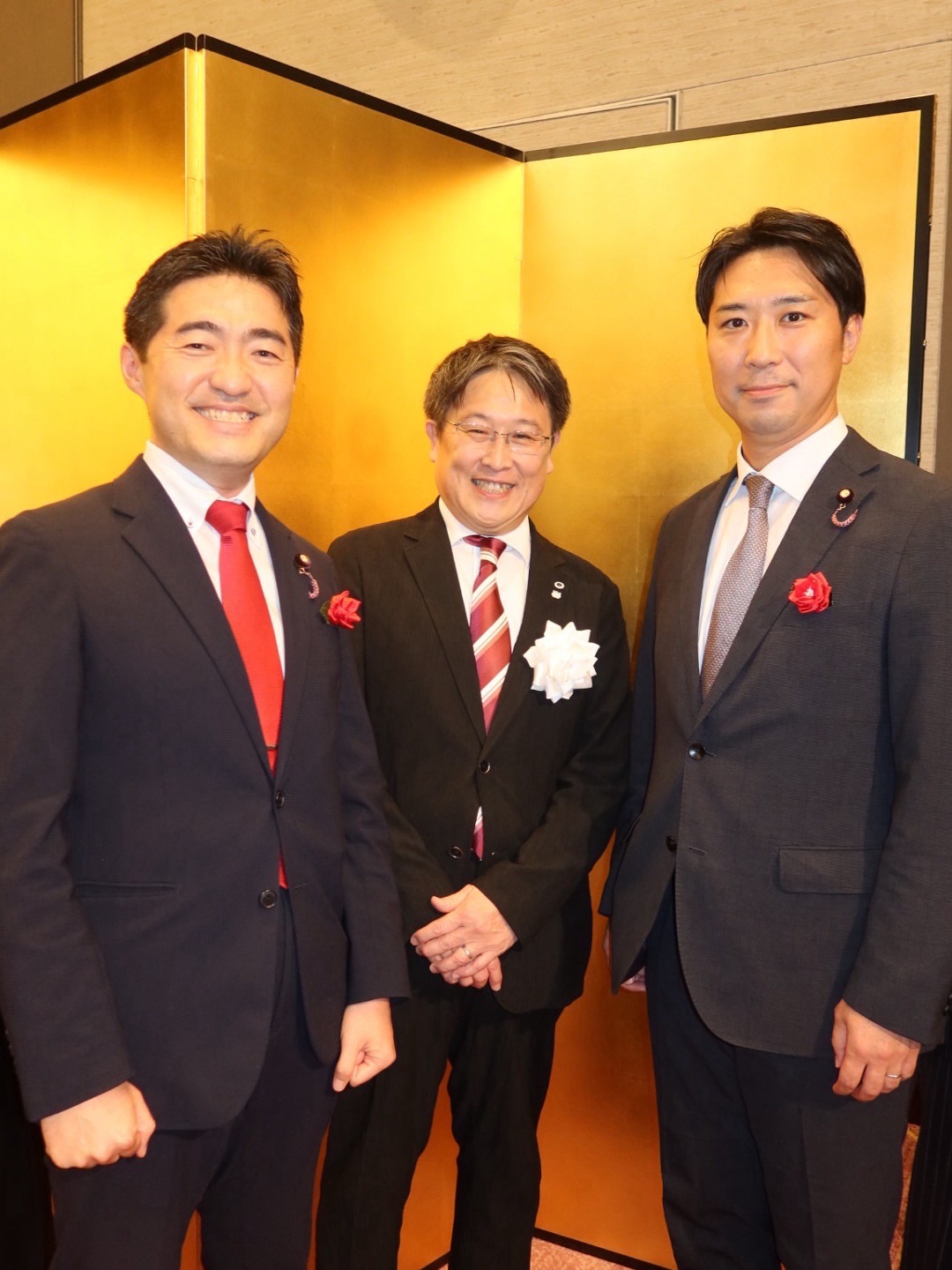 原田大二郎参議院議員とともに「第22回ヘルシー・ソサエティ賞」授賞式・祝宴に出席
