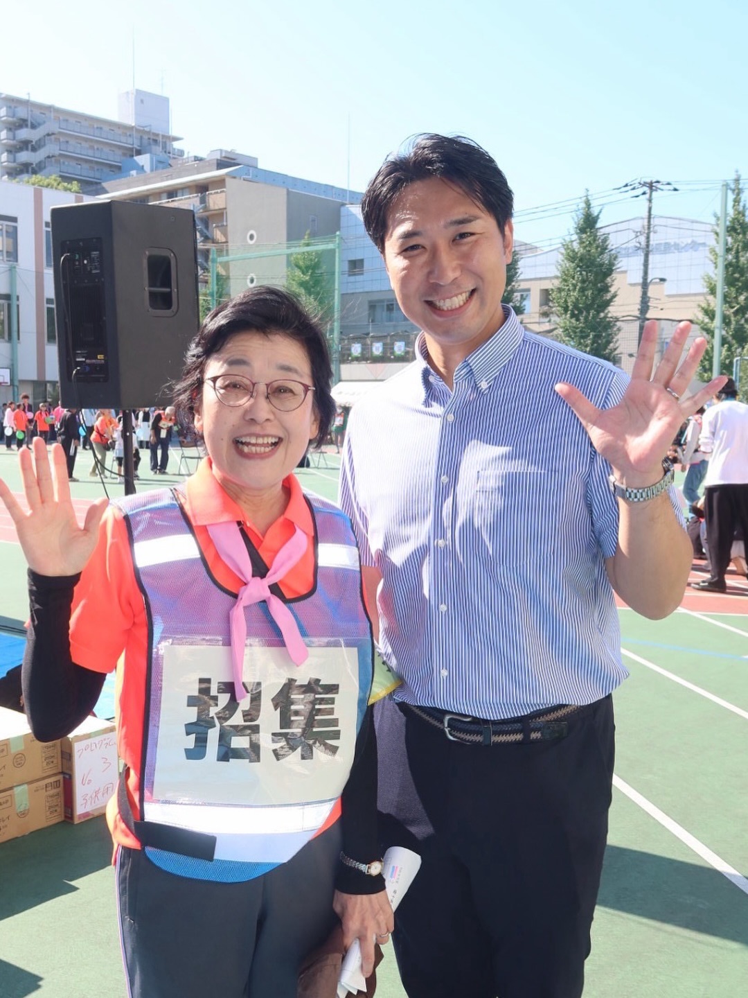 赤羽北地区の「第46回ファミリースポーツの集い」、続いて「東十条町会連合会大運動会」に伺いました